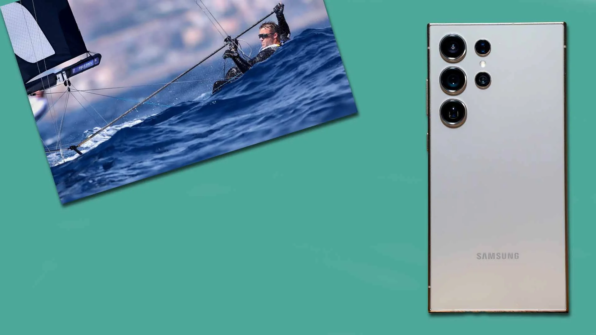 Galaxy S24 Ultra were used to film the sailing competition at the 2024 Olympic games