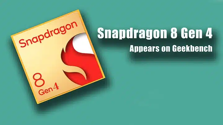 The Snapdragon 8 Gen 4 appears on Geekbench